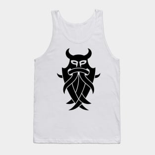 Odin's Mask Tribal (black) Tank Top